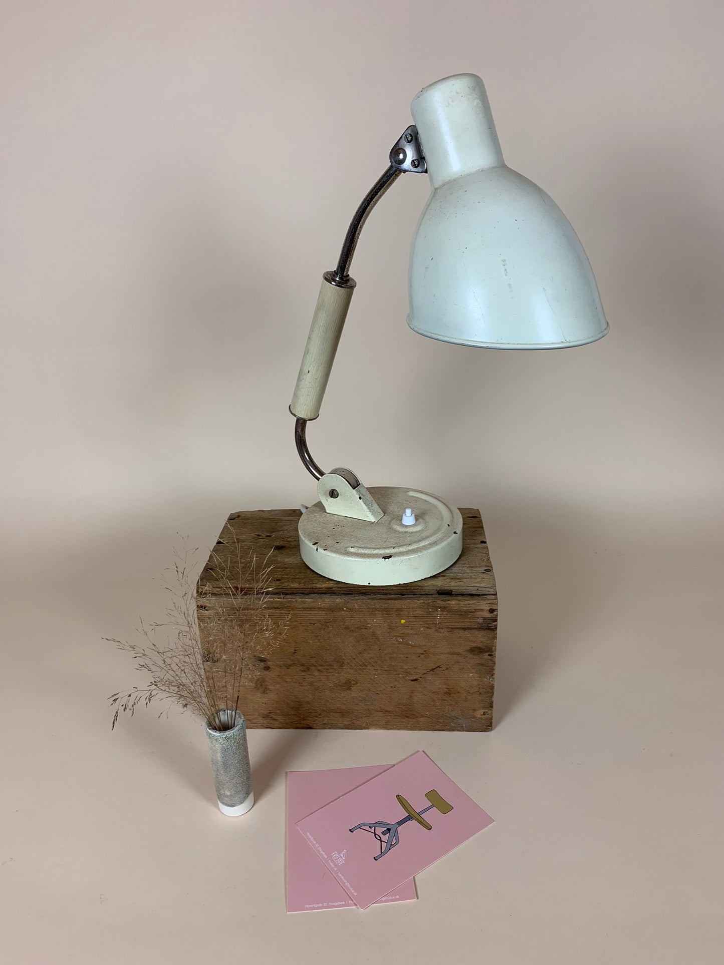 Vintage lampa av Christian Dell för Koranda