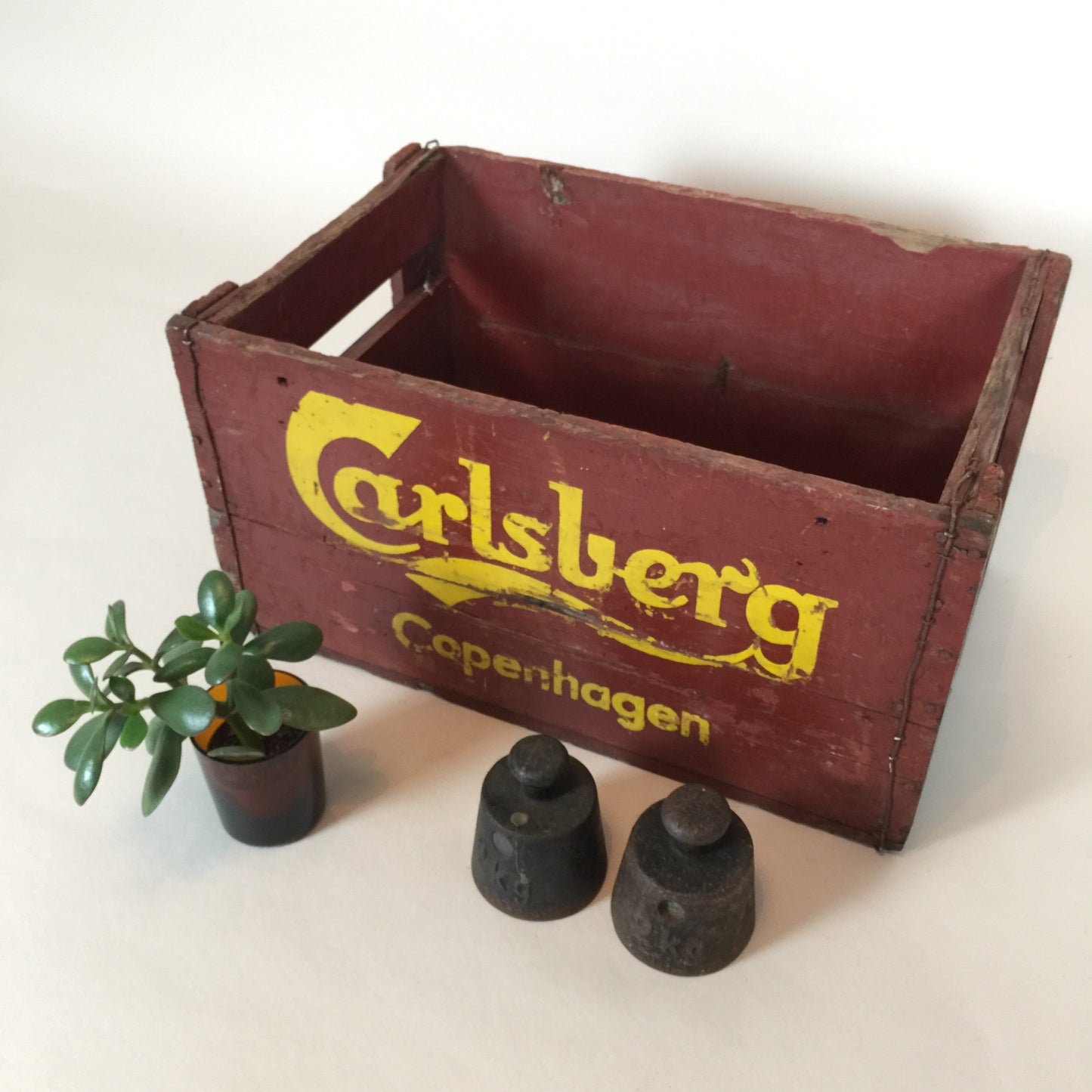 Gammal öllåda från Carlsberg