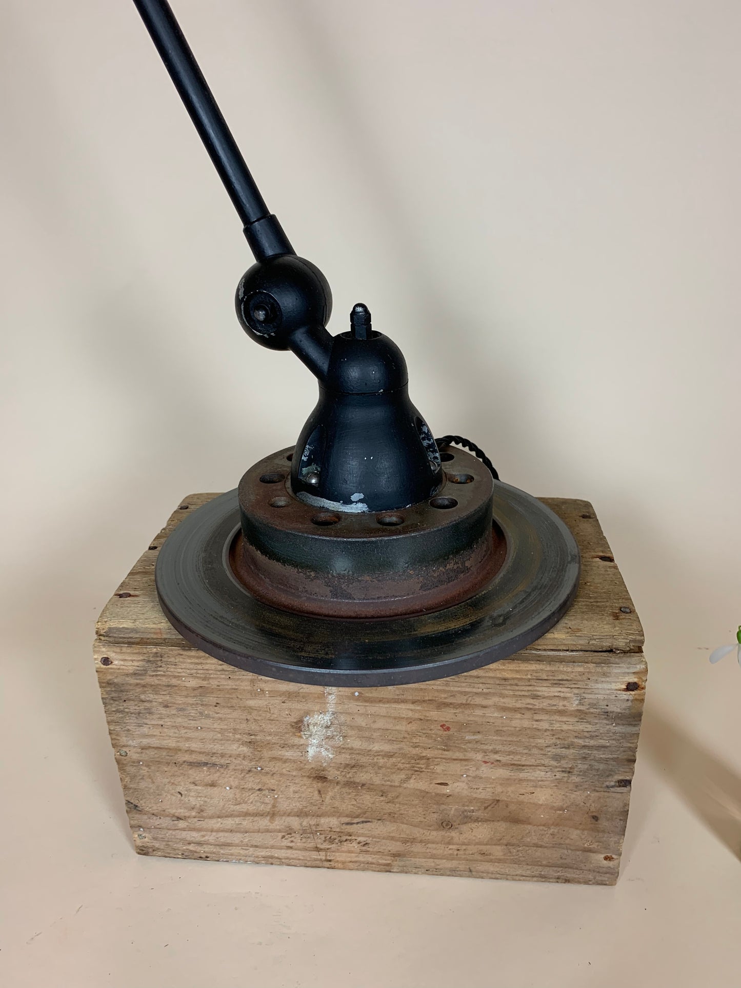Svart Jieldé vägg- eller bordslampa med strömbrytare
