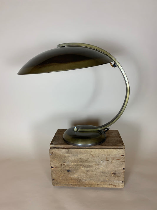 Gleibo lampa av Egon Hillebrand i mörkpolerad mässing