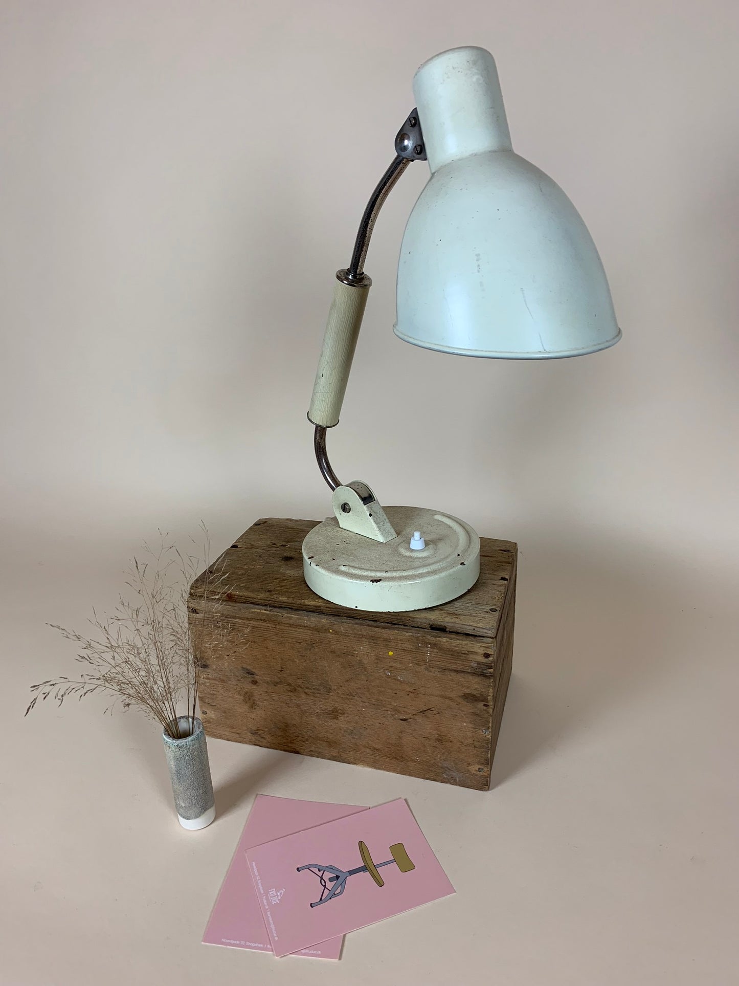 Vintage lampa av Christian Dell för Koranda