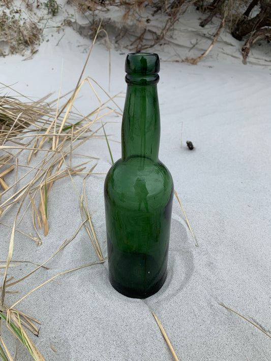 Glasflaska - Grön