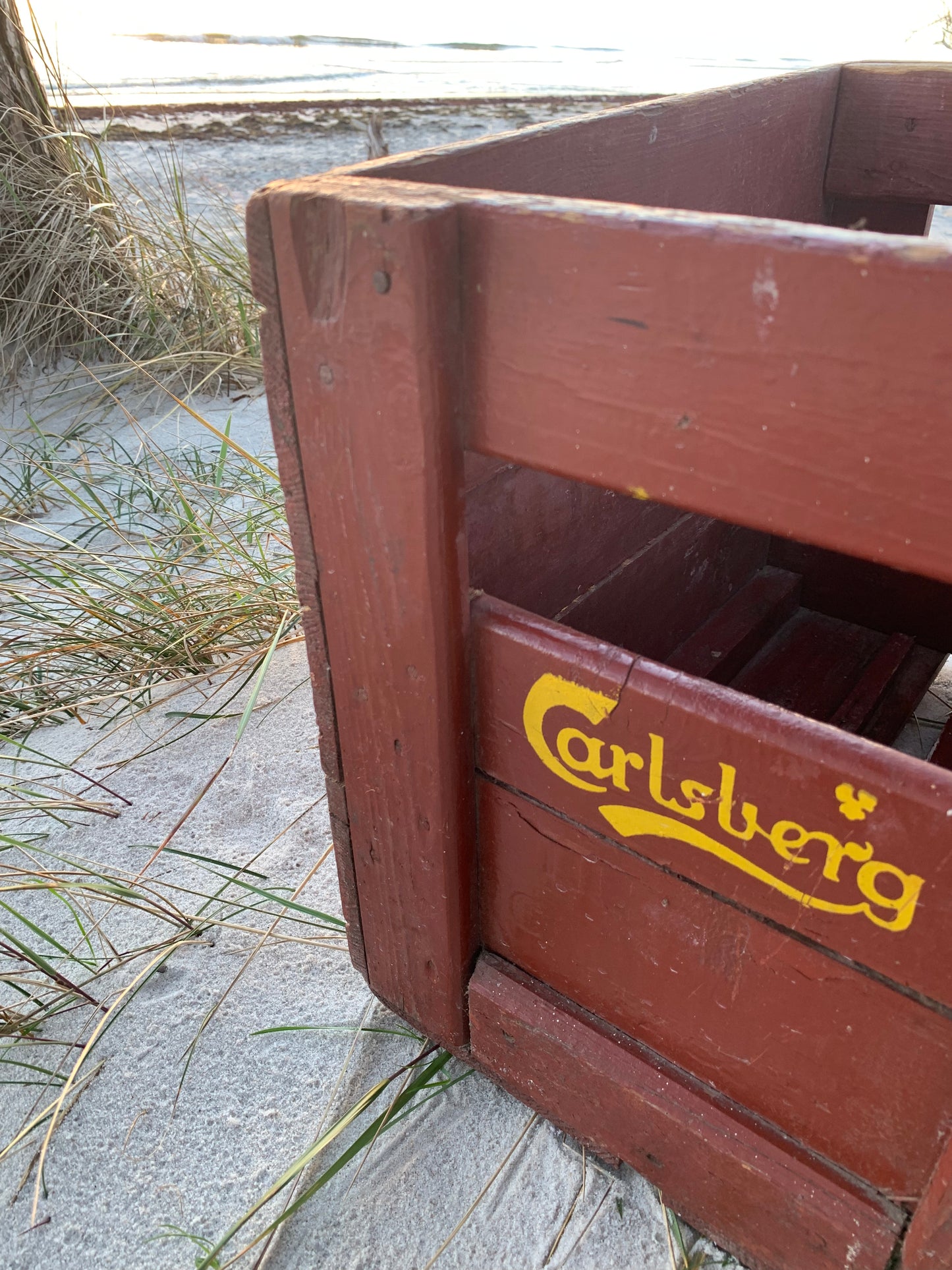 Gammal Carlsberg öllåda