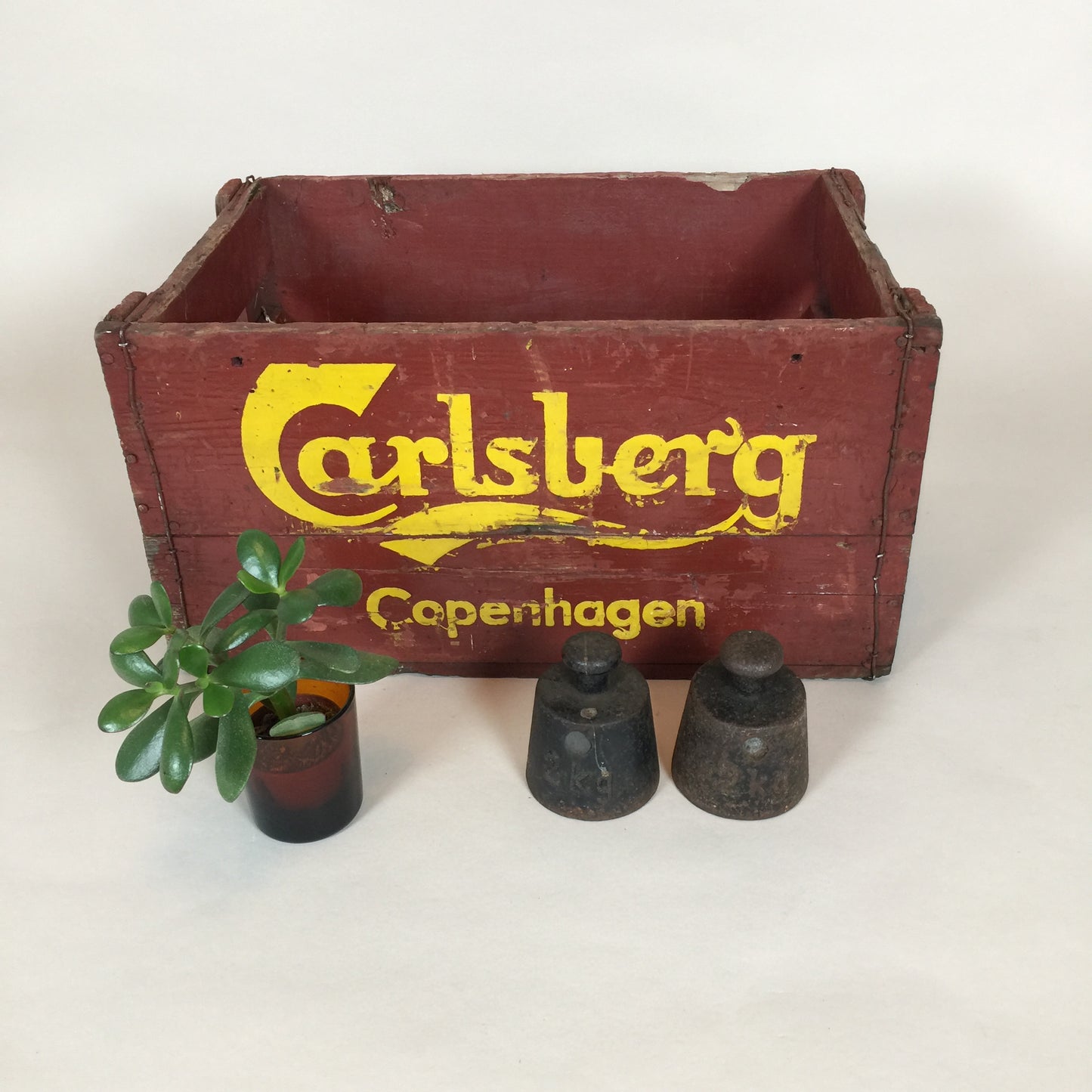 Gammal öllåda från Carlsberg