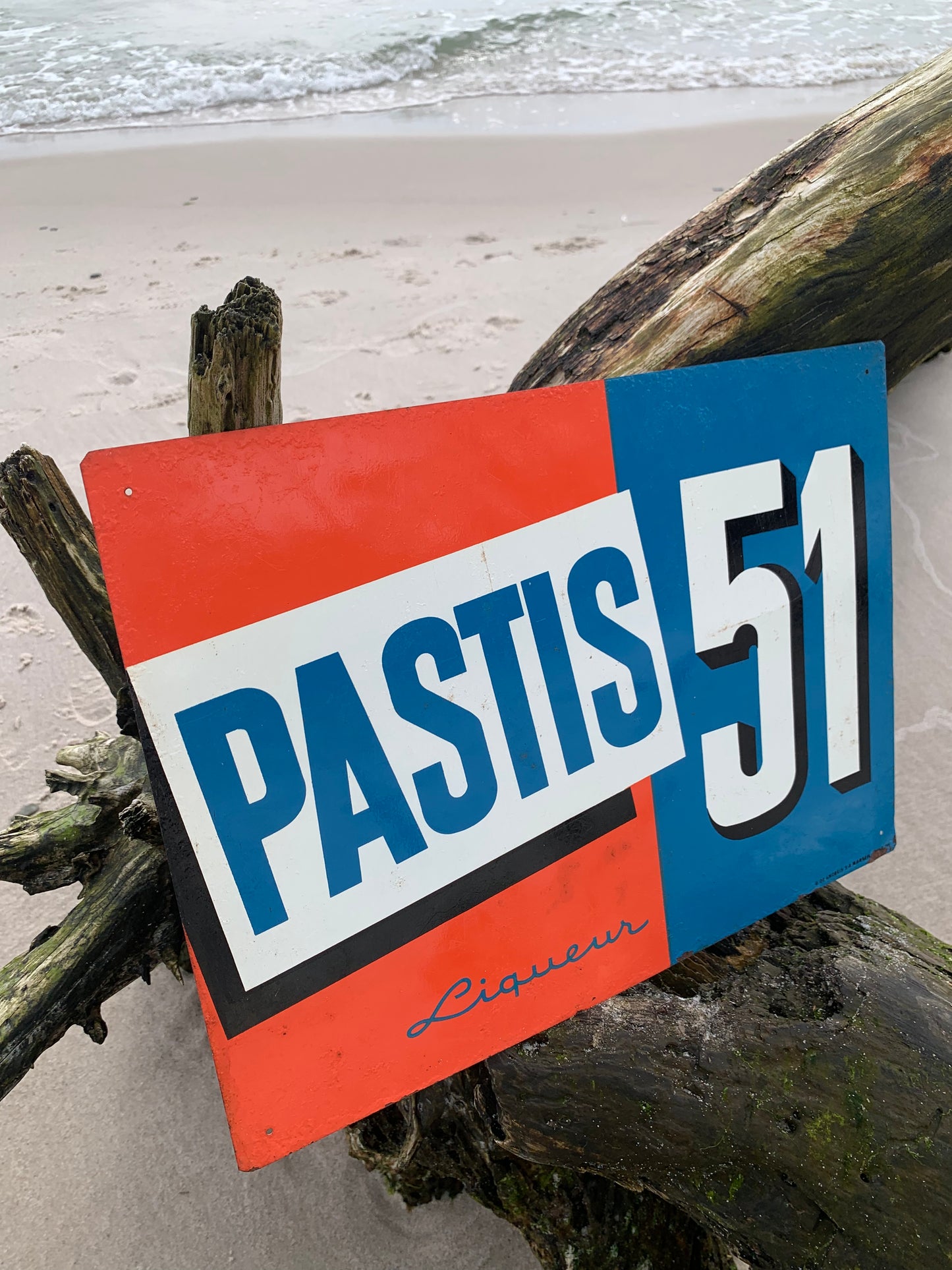 Pastis-skylt från 1960-talet