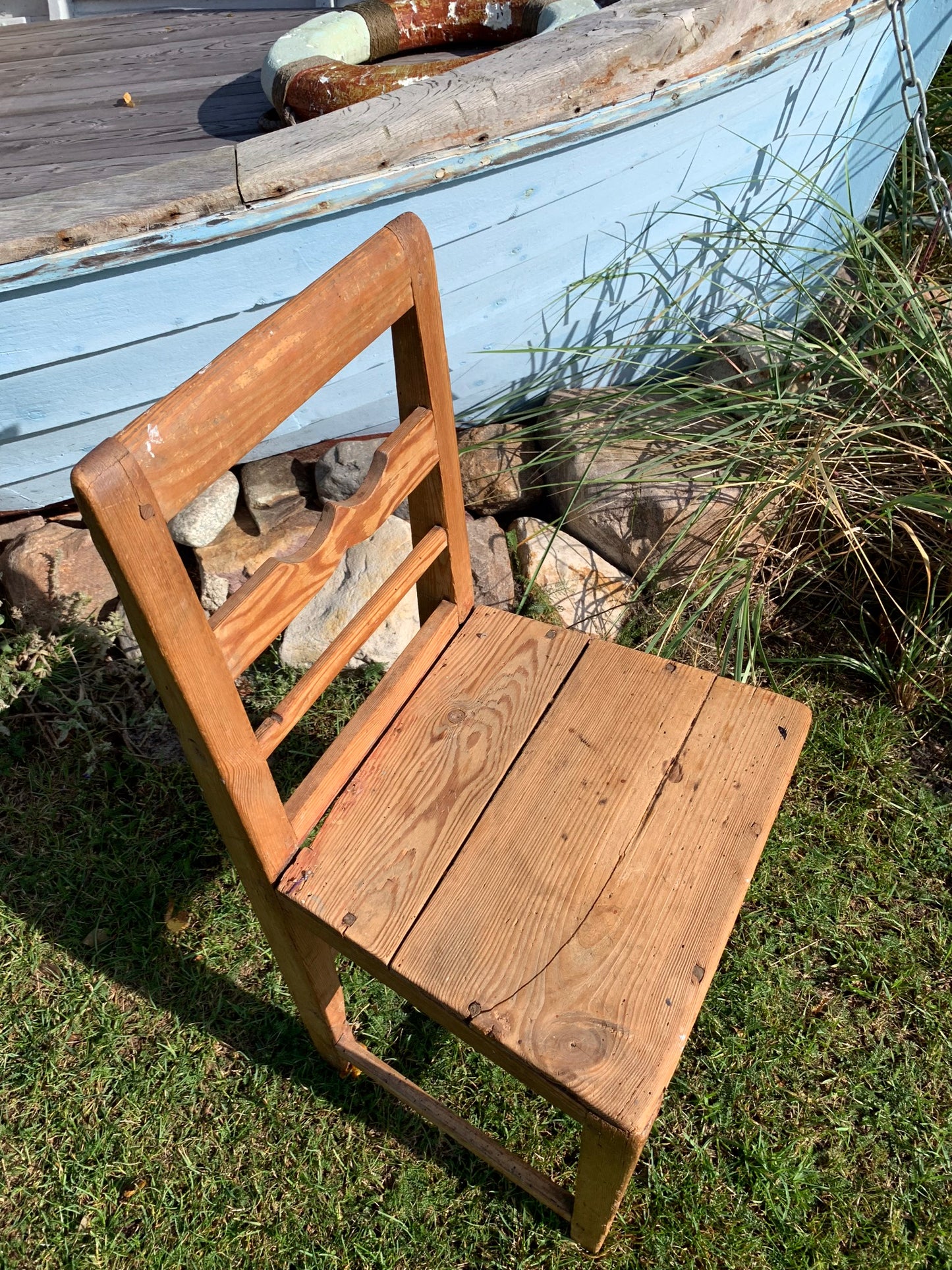 Vacker stol med patina