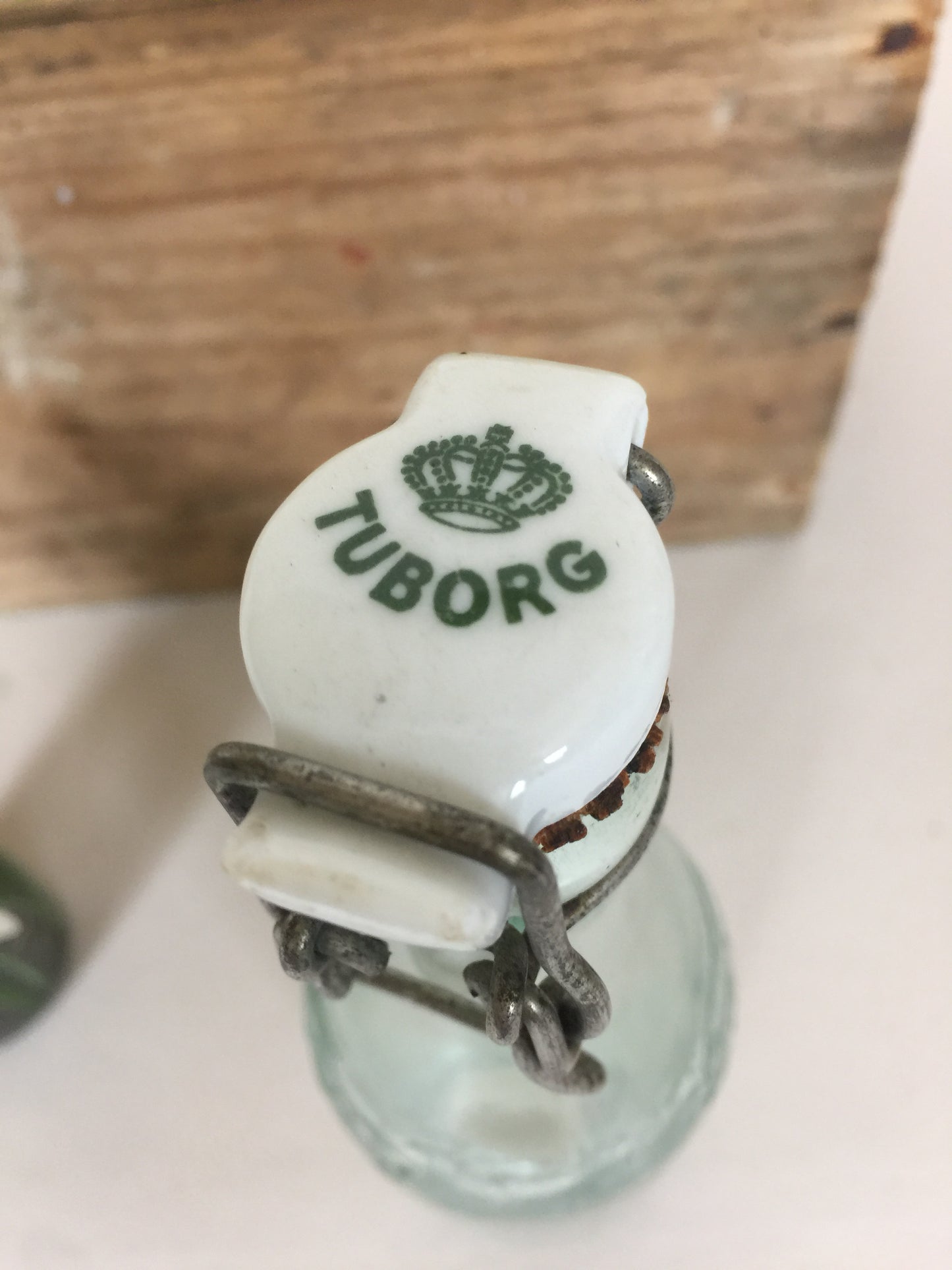 Glasflaska från Tuborg