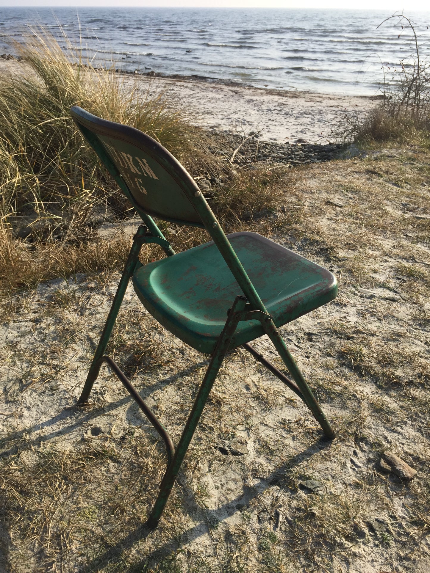 Raw hopfällbar stol med mycket patina (Priset är per styck)