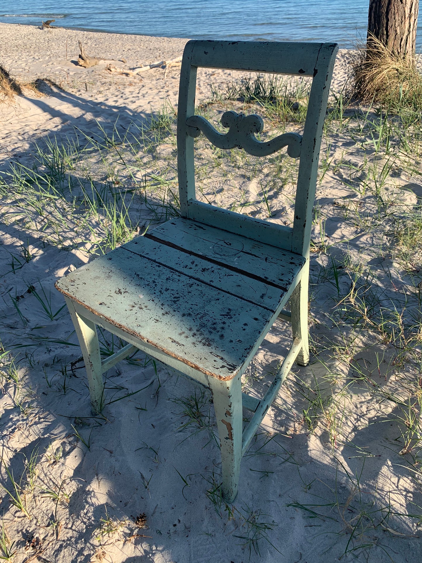 Vacker gammal stol