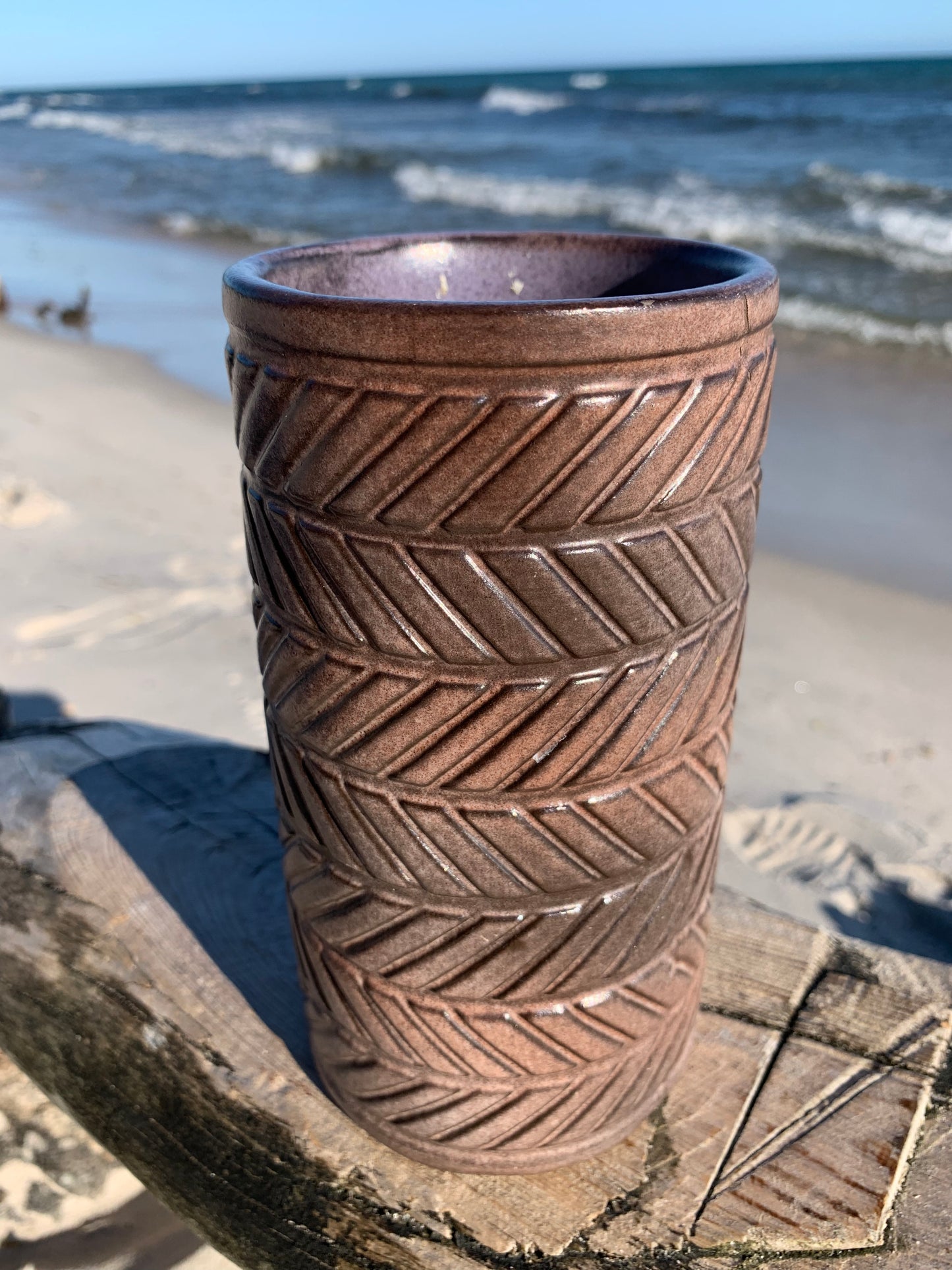 Keramikvas - Brun